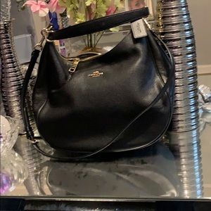Authentic Black Coach Hobo Bag